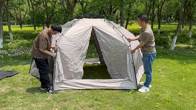 Amazon.co.jp: Vifxucy大型テント ワンボタン キャンプ 5-8人用